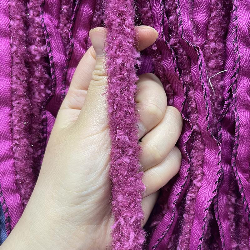 1 м DIY костюм ремесла искусственная отделка из овечьей шерсти аксессуары для одежды блестящая яркая шелковая отделка