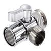 Zinc Alloy and Plastic Switch Faucet Adapter Kitchen Sink Splitter Diverter Valve Water Tap Connector for Shower Bathroom Access