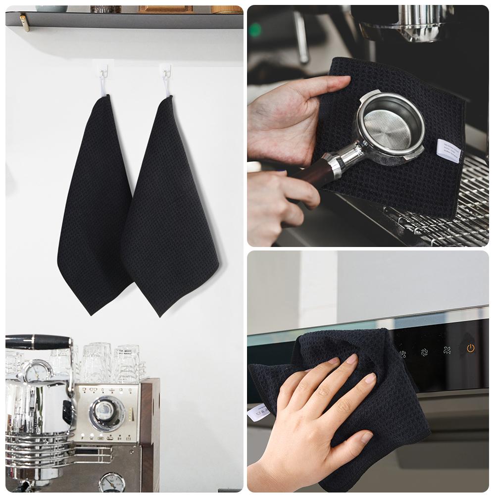 Полотенце для сублимации кухни из микрофибры с вафельным переплетением, полотенце для сушки посуды и салфетка для уборки кухни, быстросохнущее кухонное полотенце