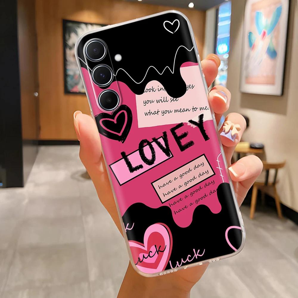 Для Samsung A26 Мягкий противоударный прозрачный чехол Для Samsung Galaxy A26 SM-A266E Силиконовый Милые Животные Раскрашенный Бампер Задняя крышка Capas