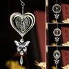 3D Kinetic Crystal Suncatcher Wind Spinner Glass Pendant Creative Wind Chimes  for Outdoor