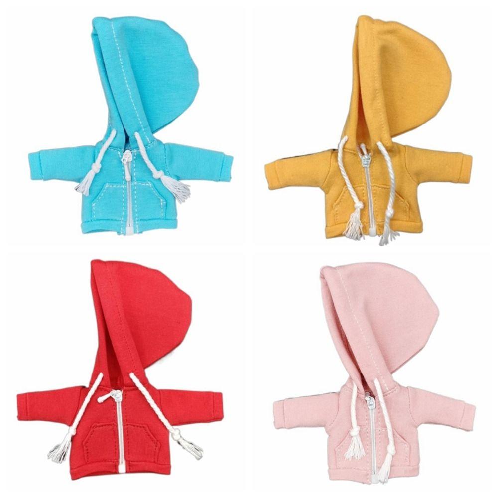 Handmade Obitsu11 Hoodie Zipper Jacket Doll Clothes Children Gift Ob11 Baby Coat 1/12 Bjd