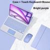 Чехол для iPad Air 6-го поколения 11 дюймов M2, Съемная обложка-клавиатура для iPad Air 4-го 5-го поколения 10,9 дюйма
