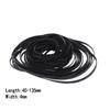 100PCS Mix Size Flat Belts 4mm Rubber Belts Cassette Tape Belt 40-135mm Fold Length for Repeater DVD Drives