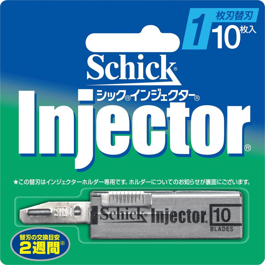 Schick Injector 1 сменное лезвие для бритья бритвы (10 кусочков)