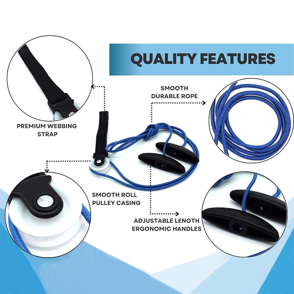 Синий плечевой шкив над дверью для упражнений плечевой шкив физиотерапия