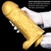 MoDi Большой фаллоимитатор, секс-игрушки для женщин, мягкий силиконовый золотой фаллоимитатор, реалистичный пенис для анального оргазма, секс-игрушка для взрослых