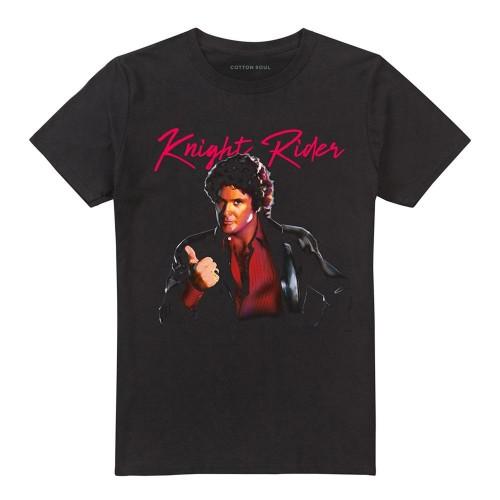 Knight Rider Unisex Adult Thumbs Up T-Shirt