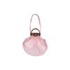 Сумка Le Pliage Filet 38 с полым замком-кнопкой, отделкой из хлопка и кожи, на плечо, через плечо, сумка-тоут Женские сумки Розовый 10121HVH018