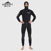 Mens 3mm Neoprene Wetsuit Hooded Long Sleeve Warm Scuba Diving Spearfishing Swimsuit