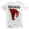 RED FANG Белая футболка с глубоким вырезом НОВАЯ! Relapse Records TS4832