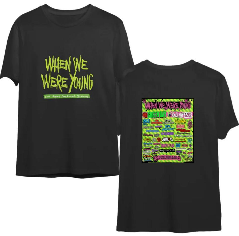 Version 2 When We Were Young Festival 2023 Double Sided T Shirts Unisex T-Shirt