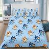 New design B-Blueys Duvet Cover Pillowcase 2/3pcs Bandit Chilli Bedding Set Adult Boy Girl Bedroom Children Single Double