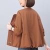 Casual Loose-Fit Jacket for Middle-Aged Women - 2025 Spring/Autumn Fashion Style