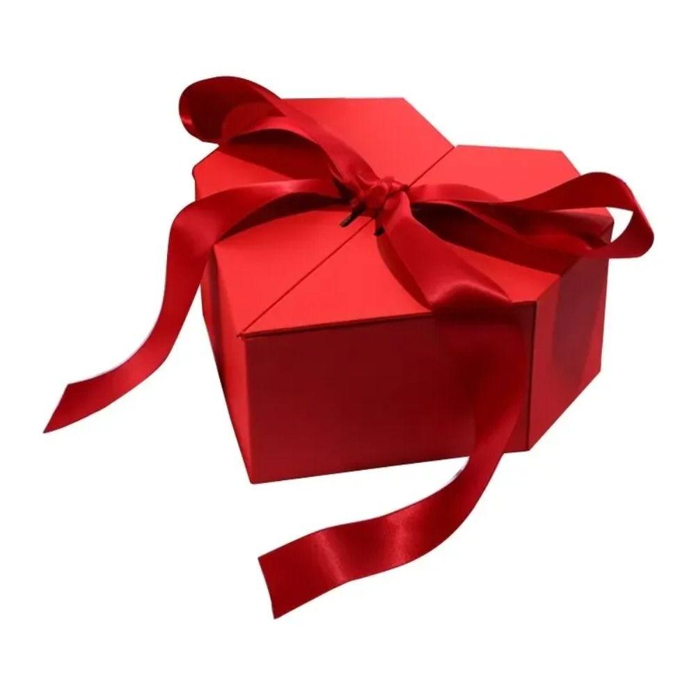 Подарочная коробка с бантами, подарочный футляр с двойной дверью, креативная упаковочная коробка, годовщина свадьбы