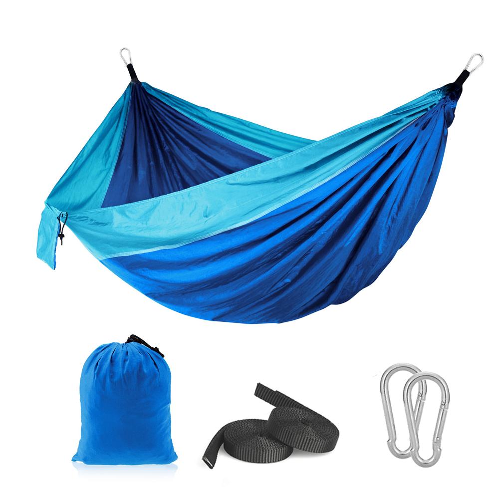 Тканевый гамак с парашютом, качели для сна, качели для одного человека, путешествия на открытом воздухе, отдых, отдых, подвесная кровать Hamak, прочный для выживания