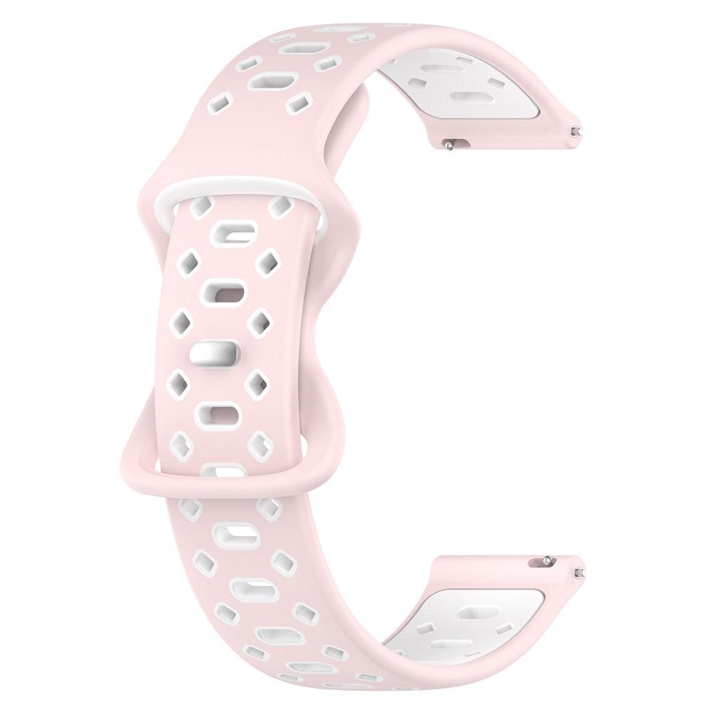 Двухцветный силиконовый ремешок для часов для Samsung Galaxy Watch 6, 5, 3, 4, 40 мм, 44 мм, ремешок для браслета Active 2 Gear Sport Watch 4 S2 Classic, 42 мм, 46 мм