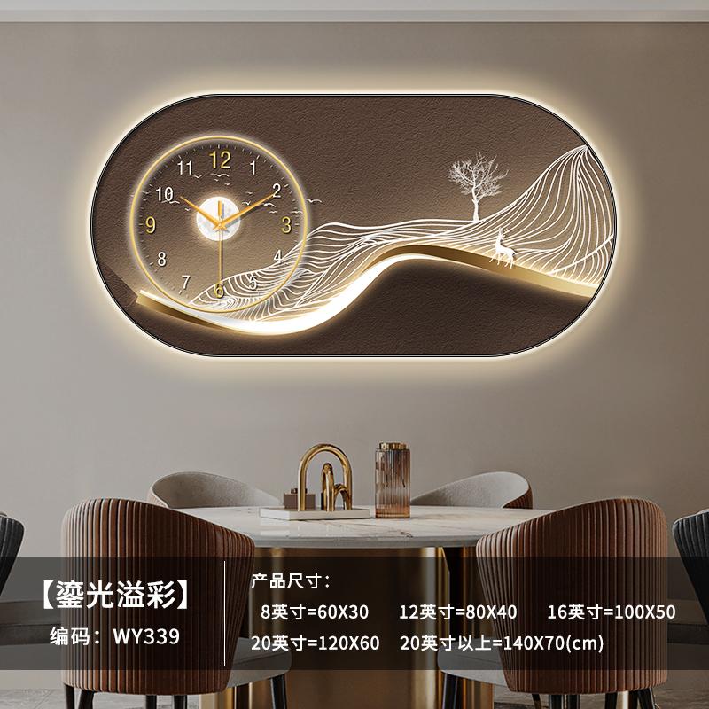 Современные настенные часы для домашнего декора, настенные часы для гостиной с подсветкой, креативные бесшумные часы