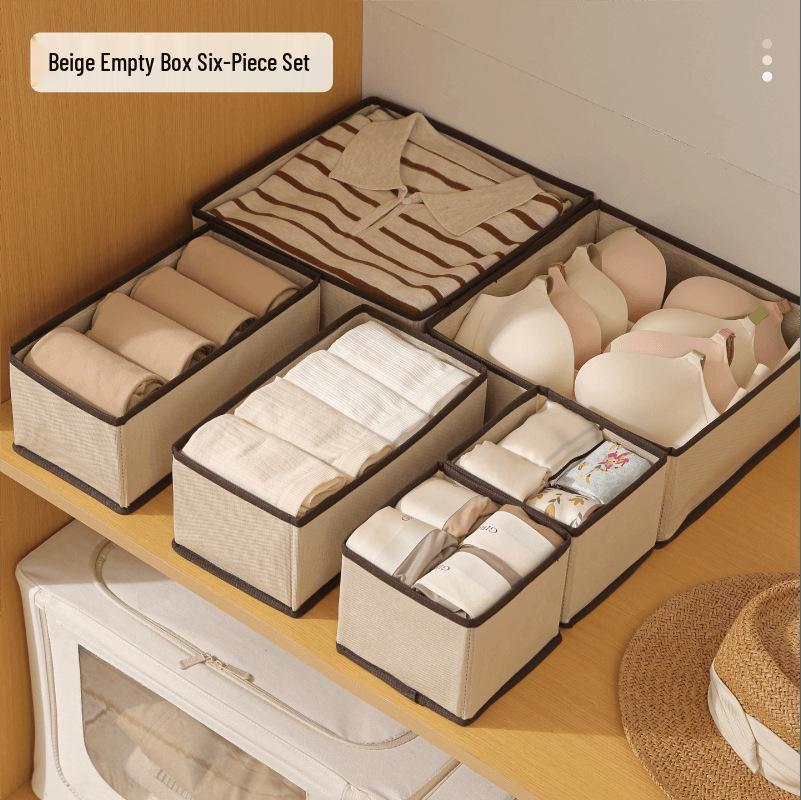 Складной органайзер для нижнего белья из нетканого материала