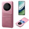 For Huawei Mate 60 PU Leather Coated PC Phone Case Smartphone Cover with Dual Card Slots