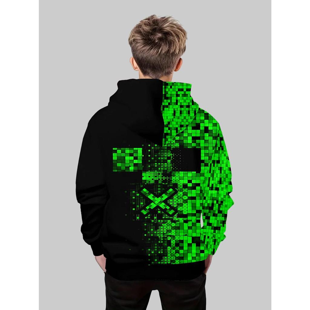 Осень/Зима Толстовка для мальчиков с 3D-принтом аниме Модная повседневная верхняя одежда Толстовка Худи Худи Худи Куртка