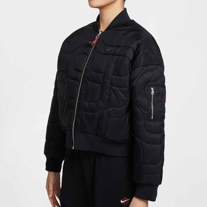 Nike Sportswear Women's Reversible Fleece Jacket Black HV8469-010