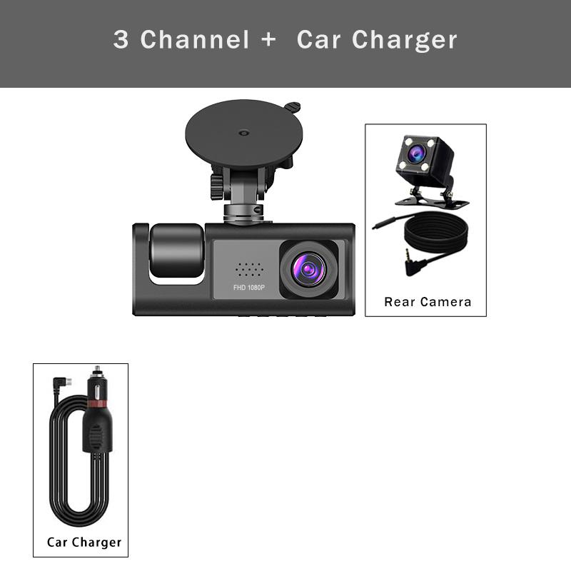 3-канальный автомобильный видеорегистратор HD 1080P с 3 объективами внутри автомобиля, видеорегистратор, трехсторонняя камера, видеорегистраторы, видеорегистратор, видеорегистратор, видеокамера