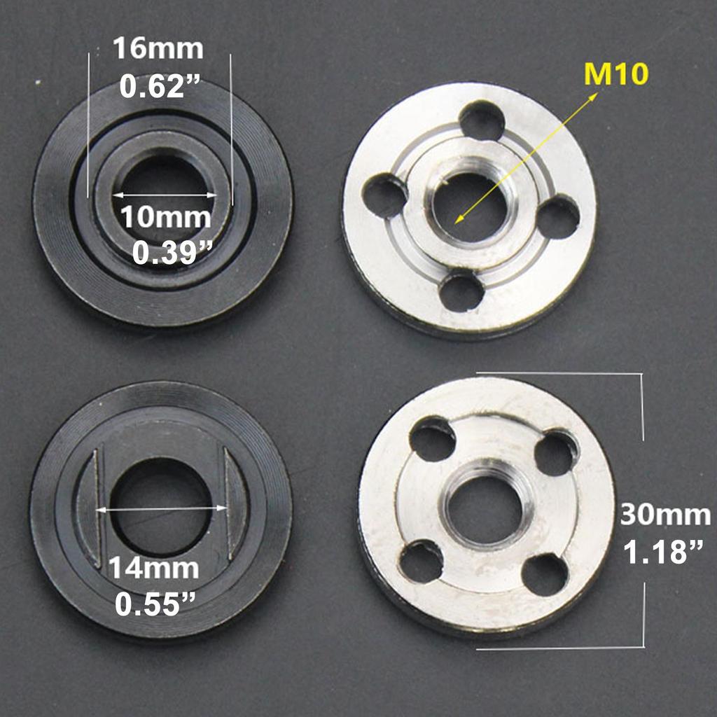 Удлинитель для угловой шлифовальной машины, соединительный стержень с гайками, адаптер M10, шлифовальные принадлежности, резьбовое соединение T7Z4