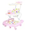 Baby Activity Walker Multi Functional Anti Drop Light Musical 8 Wheels Infant Activity Walker