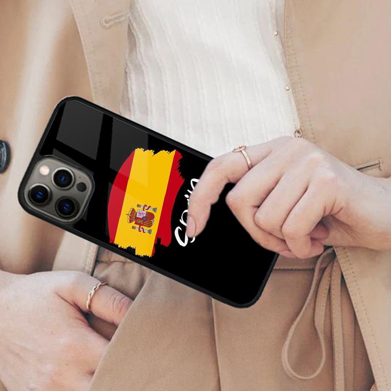 Spain Flag Magnetic Phone Case For APPLE iPhone 17 Air 16 14 13 12 Pro Max 15 Plus Wireless Charge With MagSafe Cover