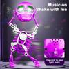 3D игрушка-скелет, забавная танцевальная игрушка-скелет, качающийся скелет, игрушки для снятия стресса, ручная заводная игрушка-качалка для украшения