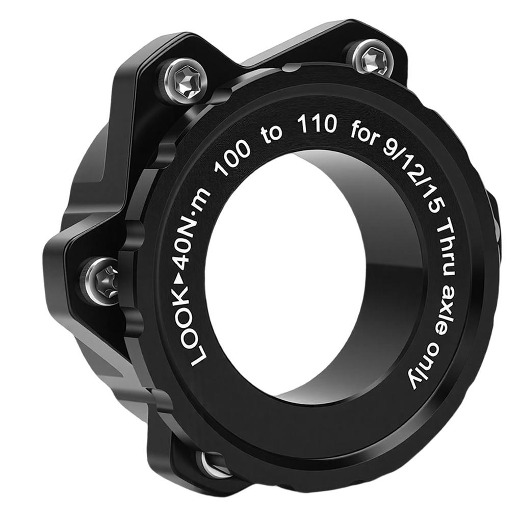 Адаптер для велосипедного ротора Center Lock из алюминиевого сплава, 100 мм на 110x15 мм, 6 болтов, адаптер для ротора дискового тормоза, проставка для втулки под сквозную ось 15 мм