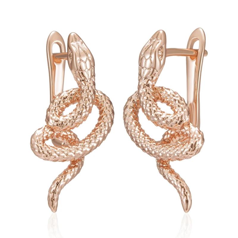 Fashion Snake Drop Earrings for Women Punk Rock Personality Animal Jewelry Party Earrings Accessories