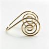 Adjustable Spiral Palm Ring Handmade Copper Cuff Copper Palm Ring  for Meditation & Energy