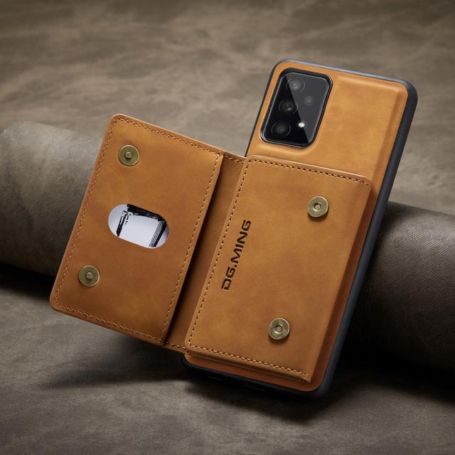 Противоударный магнитный кожаный чехол для Samsung Galaxy A53 A33 A73 A13 A 53 5g, нескользящий чехол для карты памяти