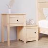 VidaXL Bedside Table 79.5x38x65.5 Cm Solid Pine Wood 814539
