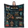 Children's Play Printed Flannel Blanket Office Lunch Break Portable Blanket
