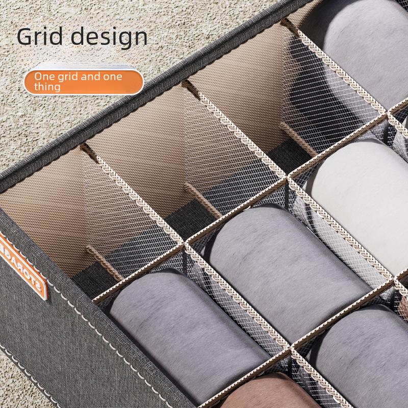 Большой ящик для хранения нижнего белья и носков с разделителями для ящиков в спальне и шкафов