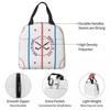 Hockey Is Life Rink Insulated Lunch Bag for Kids School Cooler Thermal Food Box Tote Portable Lunch Boxes Container