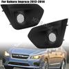 Car Front Fog Light Cover For Subaru Impreza 2012 2013 2014 Front Bumper Fog Lamp Frame Covers Trimming Bezel Car