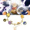 Новое поступление Аниме Ван Пис Луффи Панджа Дора Металлический браслет с бусинами Оптом