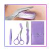 Kupiang Eyebrow Trimming Scissors and Razor Set