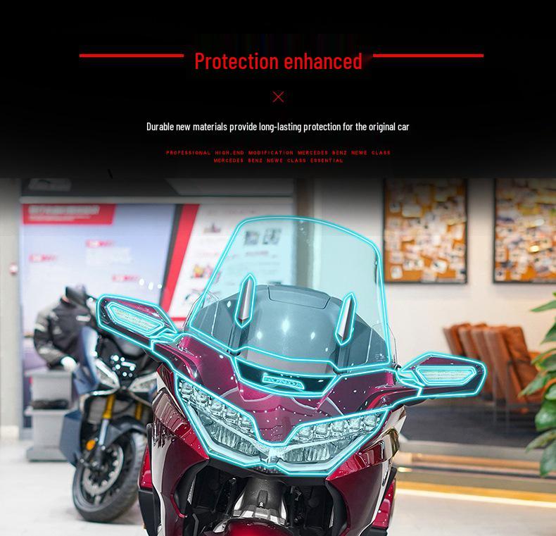 Прозрачная защитная пленка из ТПУ для чехлов мотоцикла 22-23 Honda Gold Wing