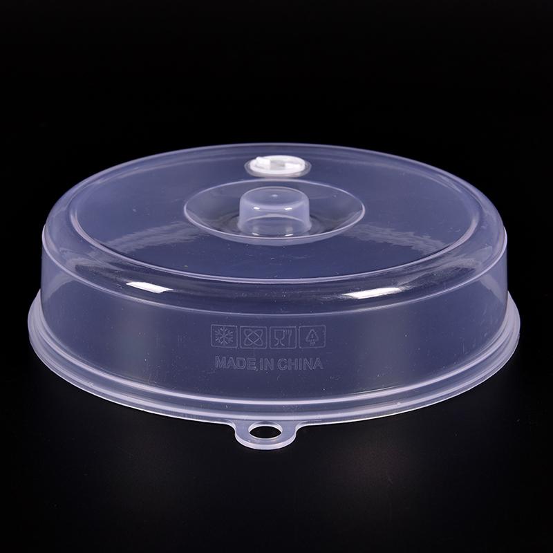 Clear Microwave Plate Cover Food Dish Lid Ventilated Steam Vent Kitchen Cooking
