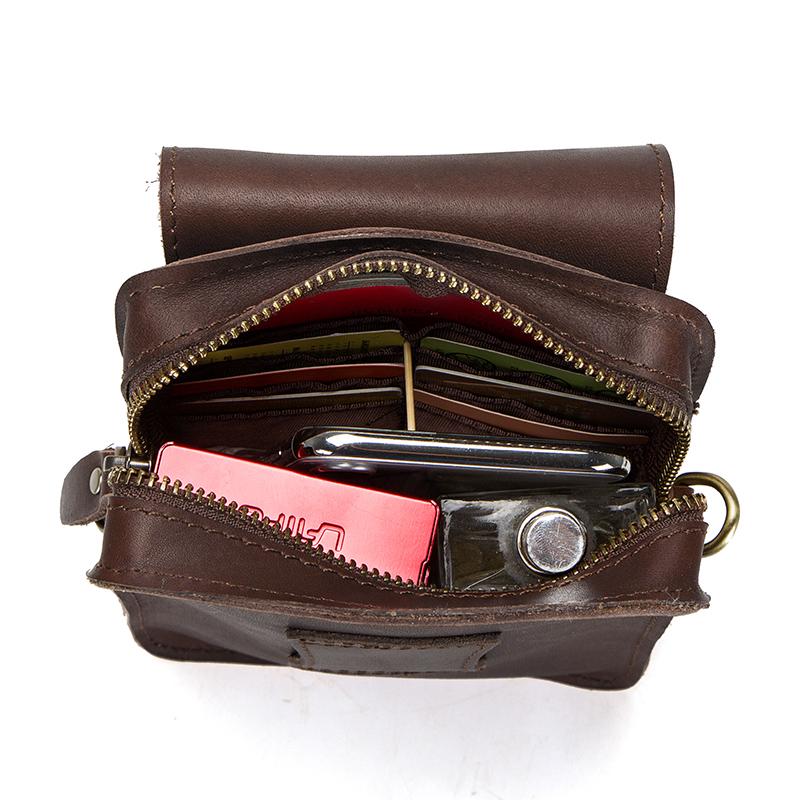 CONTACT'S мужская компактная сумка кросс-боди из натуральной кожи