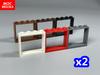 Нетоксичные кубики Moc Рама двери Стеклянное окно 1X4X3 60594 60603 DIY Архитектура Строительные блоки для дома Игрушки Дети Пластиковые куклы