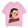 Los Temerarios Dog Funny Meme Tshirts Unisex Unisex Fashion Hip Hop Short Sleeves T Shirt Cotton Casual Hiphop Tshirt Streetwear