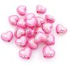 Love Heart Material UV Dazzle 10pcs Two Color 3D Loose Beads Creative Earrings Acrylic DIY Jewelry Accessories Making Handmade Bracelet
