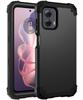 Чехол 3-в-1 для Motorola Moto G Power 5G 2026, прочный, противоударный, с мягкой силиконовой подкладкой, жесткая пластиковая крышка