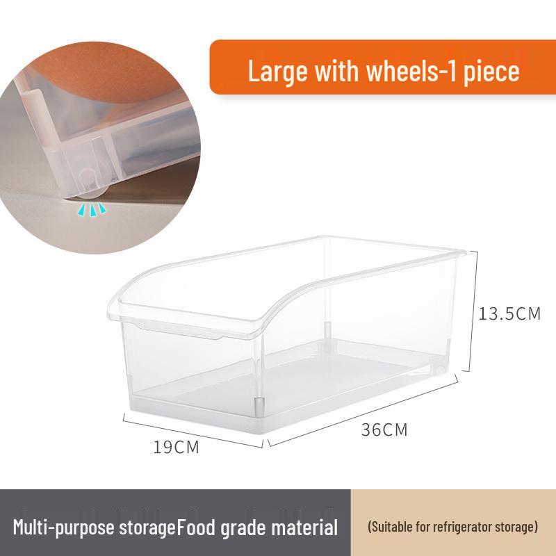 Прозрачный японский контейнер для хранения яиц - ПЭТ выдвижной органайзер для морозильной камеры